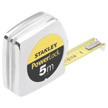 Flexómetro Stanley Powerlock Classic Caja ABS 5m x 19mm