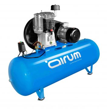 Compresor correas 7,5 cv 500lt-840lt/m 11 bar c/aceite airum