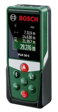 Medidor Laser Distancias Hasta 30Mt Plr 30 C Bosch Verde