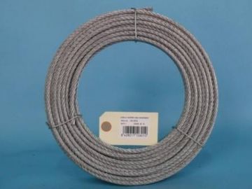 Cable acero galvanizado 6x7+1 6mm cursol 100m