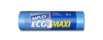 Bolsas de Basura con cierra fácil Saplex Eco Maxi de 50L 70x75cm