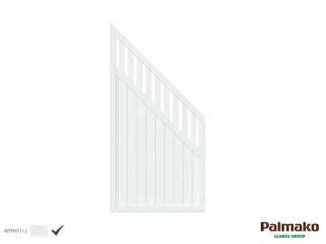 Paneles de ocultación de madera Palmako Elke/Karina 3 RAL 7016