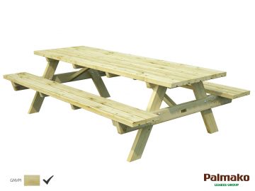 Mesa de Pícnic de madera Palmako Ruby 24