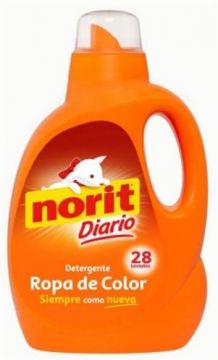 Detergente Limp Liq Ropa Color 28 Lav. Norit 1,5L 
