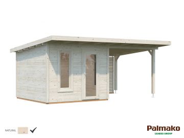 Casa de madera Palmako Grace 8.1m2 + 8.1m2
