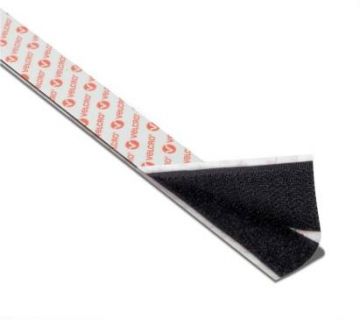 Cinta adhesiva 20mmx1m Negro Stick On Marca Velcro