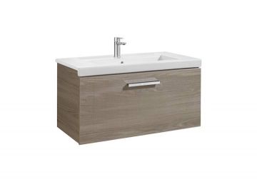 Mueble de baño Roca Prisma con lavabo 800x460x450mm Fresno