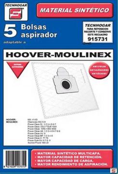 Bolsa Aspirador Papel Hoover-Moulinex Tecnhogar