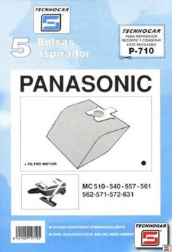 Bolsa Aspirador Papel Panasonic Mc571 Tecnhogar