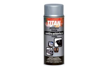 Pintura Anticalórica Titan Spray 400ml. aluminio