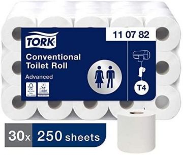 Papel higiénico TORK Advanced 110782 3 capas, estampado decorativo  