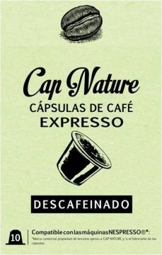 Capsula Cafe Descafeinado Expresso Capnature