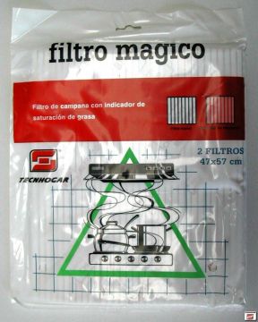 Filtro Campana Extractora Magico 2Pz 47X57Cm Tecnhogar