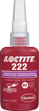 Fijador baja resistencia Loctite 222