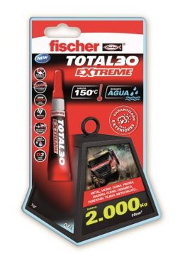 Adhesivo Instantaneo Flexible Gel Universal 5 Gr Total 30 Fischer
