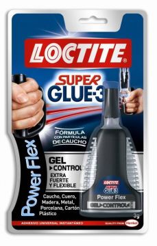 Pegamento Instantaneo Gel Control Powerflex 3 Gr Super Glue3 Loctite