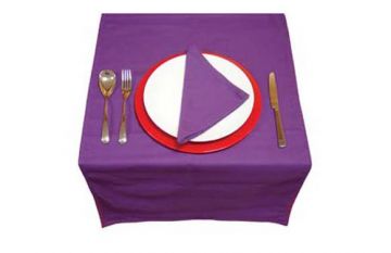 Camino de mesa con 2 servilletas Violeta Aramis