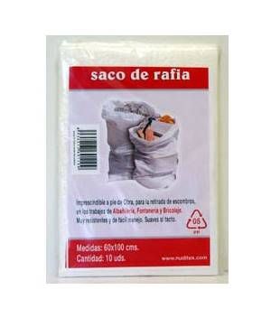 Saco Rafia (Pack 10 Uds.) 60x100