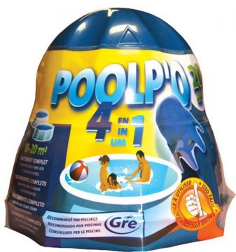 Cloro 4 acciones para piscinas Gre Poolp'o 10-20m3 500g