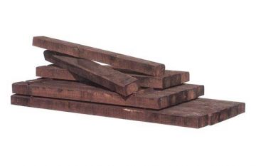 Traviesa de madera de Pino tratado Nortene Marrón Oscuro 120x20x10cm
