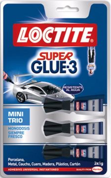 Super Glue Mini Trio 3x1g 1589255