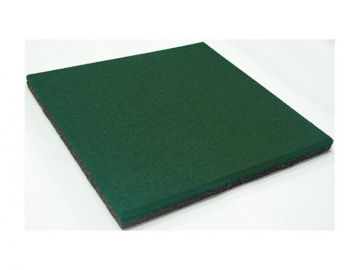 Loseta caucho granulado 50x50x2cm. verde