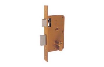 Cerradura embutir madera golpe y llave 4000-cromo/174X70
