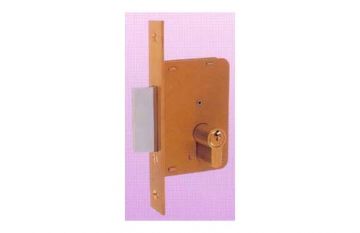 Cerradura embutir madera llave sola 4200-cromo/98X40