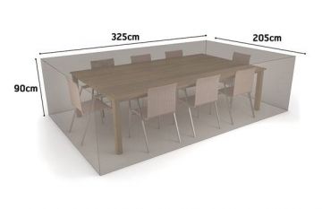 Funda mesa rectangular +8 sillas vison