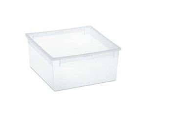 Caja Multiusos Terry Light Box Transparente 23L