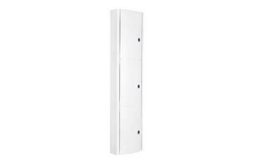 Armario de baño vertical blanco 22x10,5x90,5