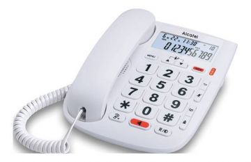Telefono fijo teclas grandes momo dr pantalla-blanco