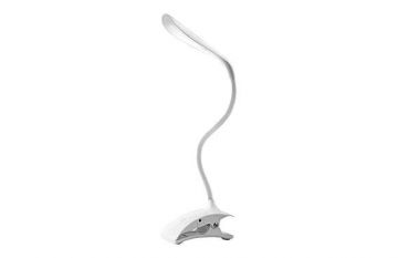 Lámpara Led de escritorio recargable 3W con pinza Kompas