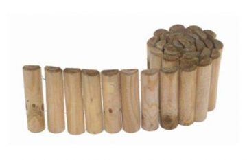 Bordura de madera Siloux Diam.5 x 15 x 150Cm, Espesor 25mm