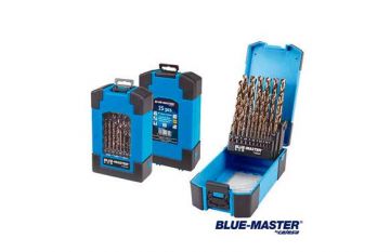 Broca Metal Profesional Cilindrica Hssco Din 338 J Blue-Master 1 A 13 Mm 25 Unidades