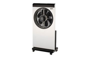Ventilador Nebulizador Blanco/Negro 80W Diam. Aspas 30 Edm Deposito 1,5 Litros