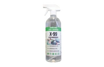 Limpiador Hidroalcohólico QF X-99 Clear Higienizante 1L Pulverizador