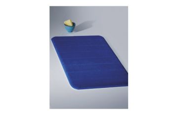 Alfombra Baño Memory Foam Minks 50x80cm Azul