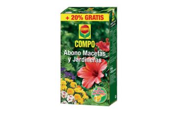 Abono Compo Macetas y Jardineras 250g+50g Gratis 1359002011