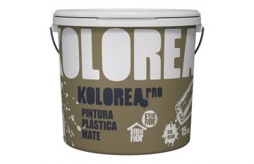 Pintura plástica interior exterior Kolorea Pro Mate Blanco 1Kg