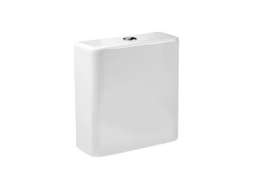 Cisterna doble descarga sin tapa (una pieza) Roca Dama 360x140x360mm Blanco