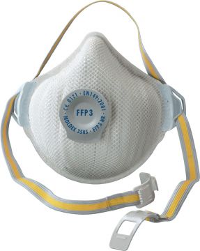 Mascarilla de protección respiratoria AIR 350501 EN 149:2001 + A1:2009 FFP3 NR  