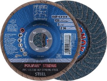 disco abrasivo de láminas POLIFAN Z SGP STRONG STEEL PFERD