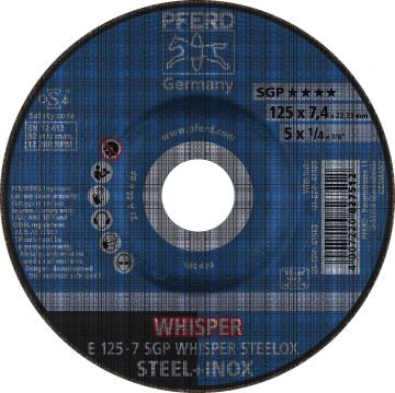 Disco de desbaste SGP WHISPER STEELOX PFERD