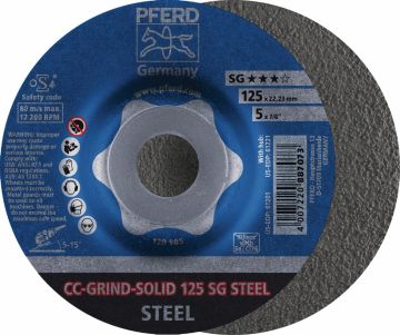 disco de desbaste CC-GRIND-SOLID SG STEEL PFERD