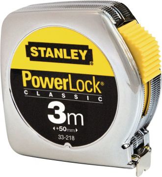 Flexómetro de bolsillo PowerLock longitud 3 mm ancho 12,7 mm mm/cm CE II metal Automatic 
