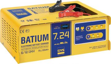 Cargador de baterías BATIUM 7-24 6 / 12 / 24 V efectivo: 11 / aritmético: 3-7 A 