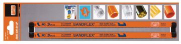 Hoja de sierra para metales Sandflex longitud 300 mm dientes por pulgada 24 1 lado bimetálica. 3906-300-24