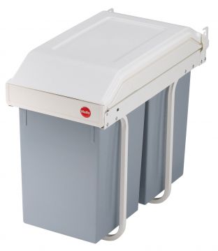 Cubo de reciclaje doble integrado 2x15 litros Multi-Box HAILO 3659-001