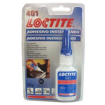 Adhesivo Loctite 401 20g. (12 Uds.)